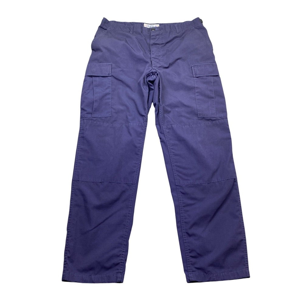 Propper Mens Navy Blue Ripstop BDU Cargo Pants Large Long 8415-01-084-1714